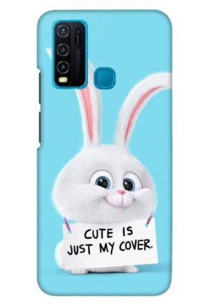 snowball cute is just my cover printed mobile back case cover for vivo y30 - vivo y50