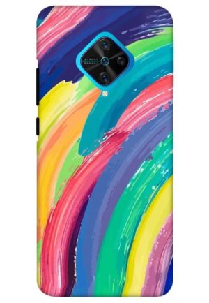 sparkling ice colour printed mobile back case cover for vivo s1 pro