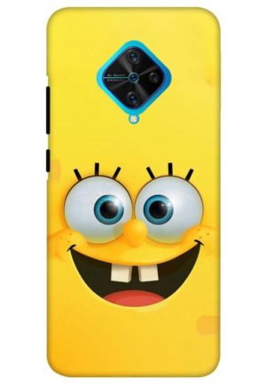 spongbob smiley printed mobile back case cover for vivo s1 pro