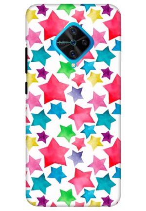 star printed mobile back case cover for vivo s1 pro