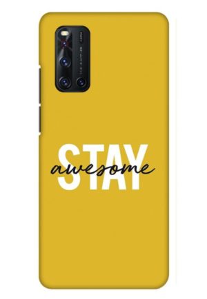 stay awesome printed mobile back case cover for vivo V19