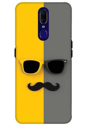 stylish goggle printed mobile back case cover for oppo f11