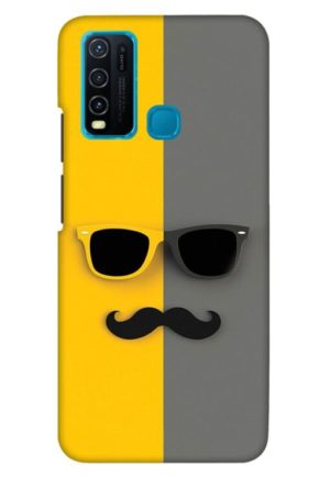 stylish goggle printed mobile back case cover for vivo y30 - vivo y50