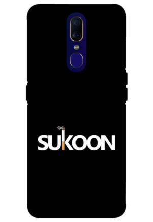 sukoon in smoking printed mobile back case cover for oppo f11