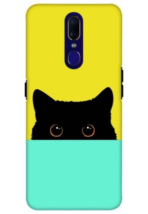 the crazy cat printed mobile back case cover for oppo f11