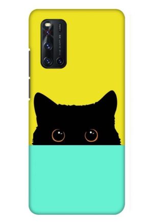 the crazy cat printed mobile back case cover for vivo V19