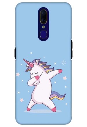unicorn cartoon printed mobile back case cover for oppo f11