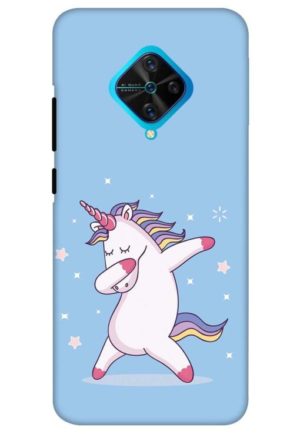 unicorn cartoon printed mobile back case cover for vivo s1 pro