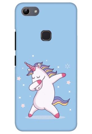unicorn cartoon printed mobile back case cover for vivo y81 - vivo y83