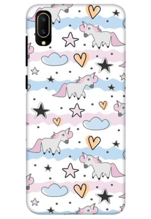 unicorn cloud printed mobile back case cover for vivo Y11 pro