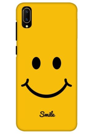 yellow smiley printed mobile back case cover for vivo Y11 pro