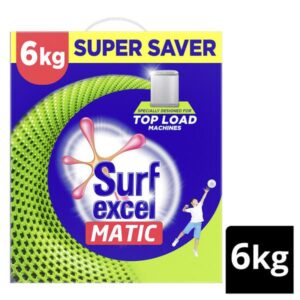 Buy Surf Excel matic top load detergent 6 kg online at guaranteed lowest price
