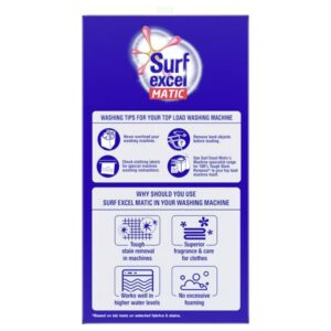 Buy Surf Excel matic top load detergent 6 kg online at guaranteed lowest price